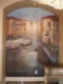 Custom Hand Painted Venetian Niche Mural